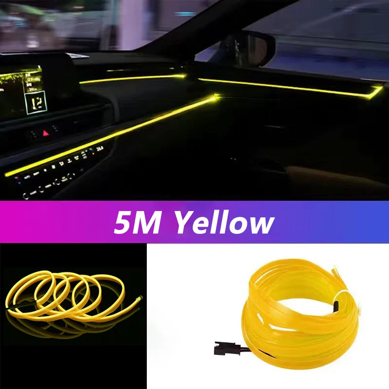 5M RGB Car Interior Ambient Lights