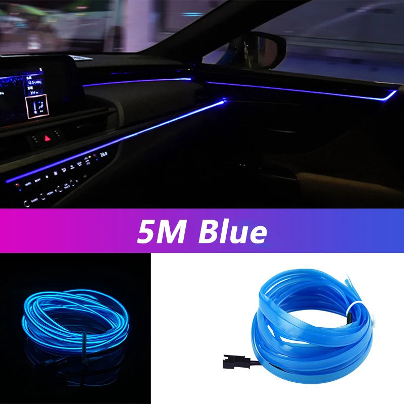5M RGB Car Interior Ambient Lights