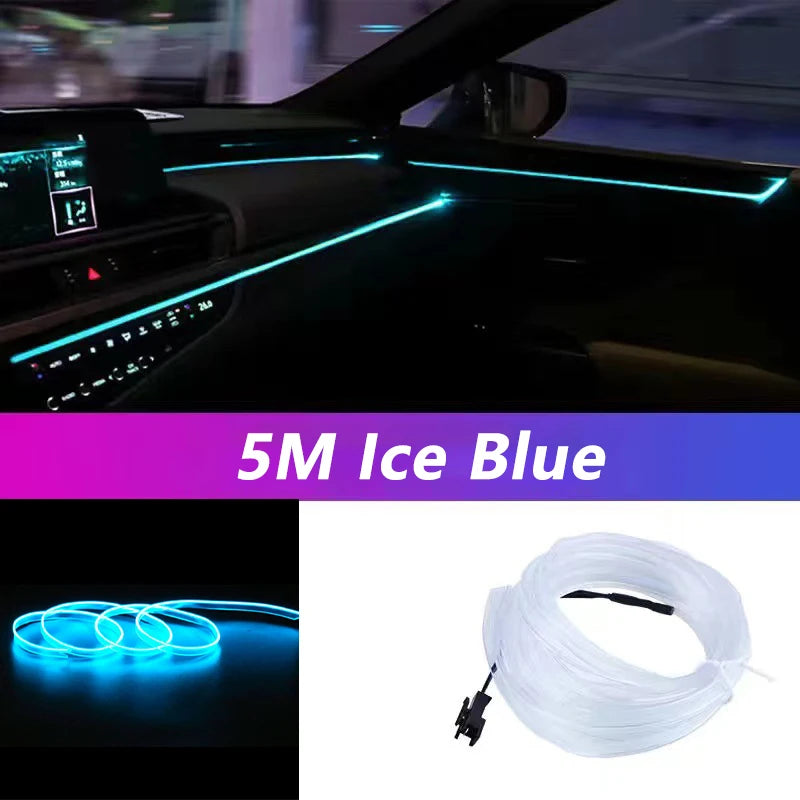 5M RGB Car Interior Ambient Lights