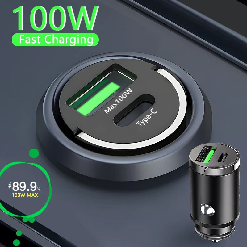 100W Fast Car Charger