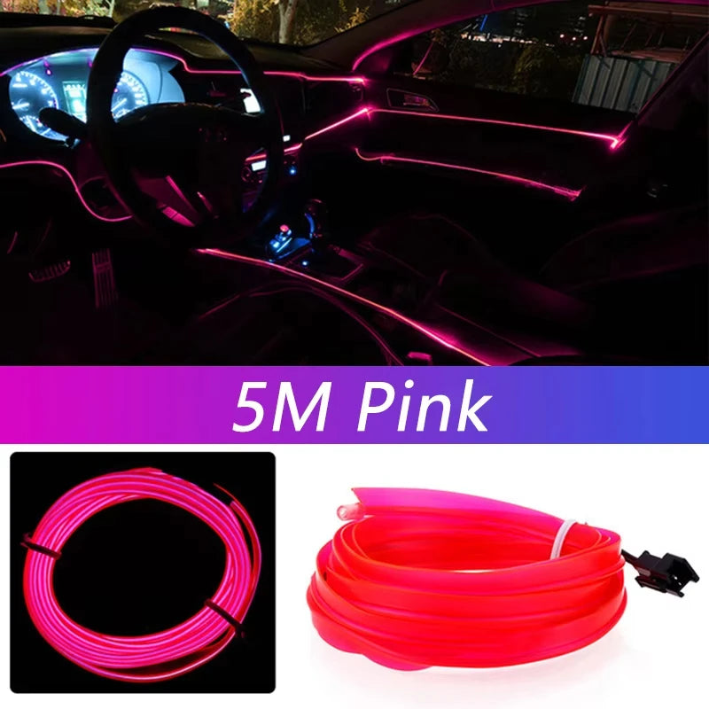 5M RGB Car Interior Ambient Lights