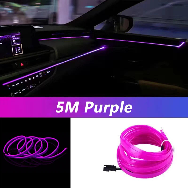 5M RGB Car Interior Ambient Lights